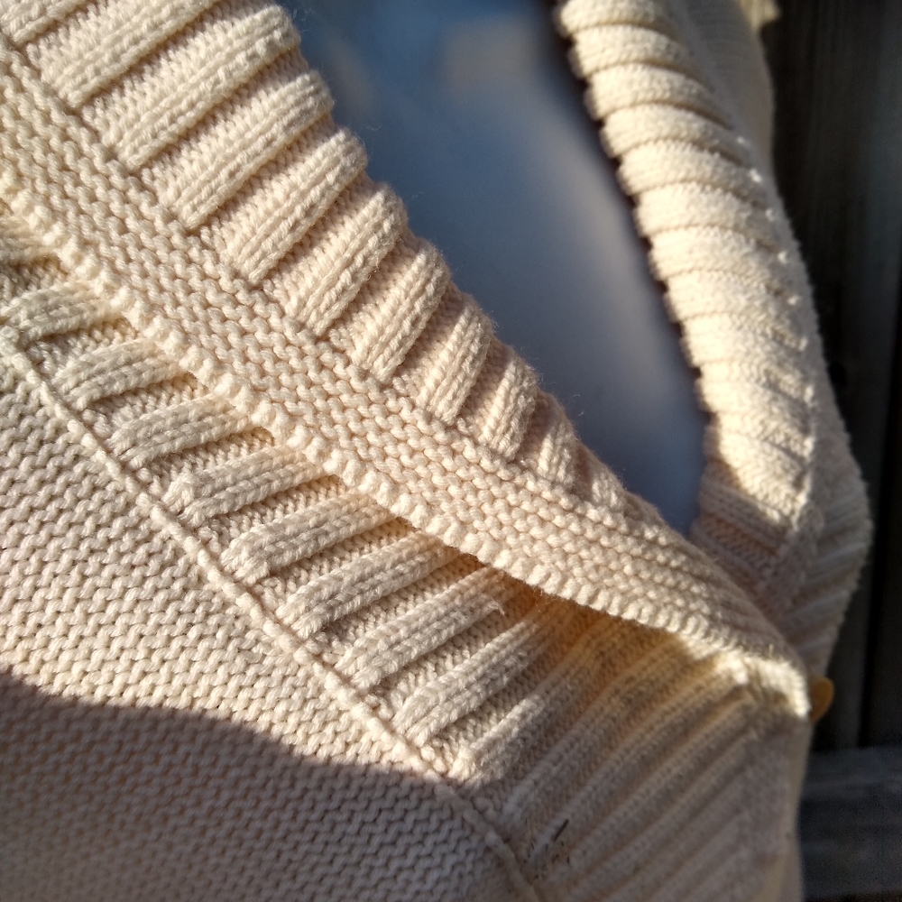 Ralph Lauren Cream Preppy Sweater Sz L - Picture 5 of 6